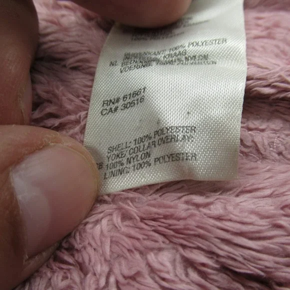 The North Face Jacket Youth XL Pink Interchange Fuzzy Fleece Full Zip Outdoor - Picture 5 of 16